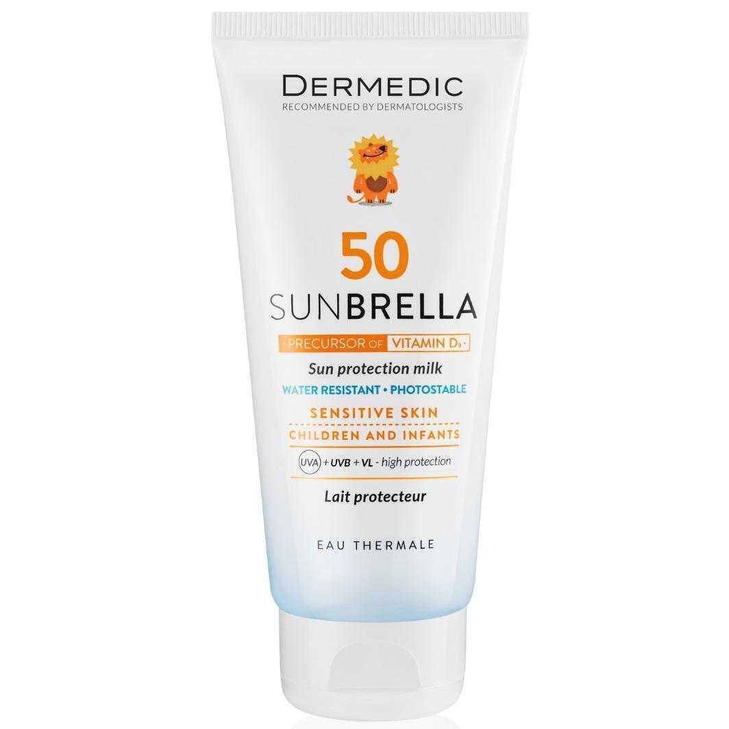 Молочко солнцезащитное для детей Dermedic Sunbrella Baby SPF50 100 мл фото 1
