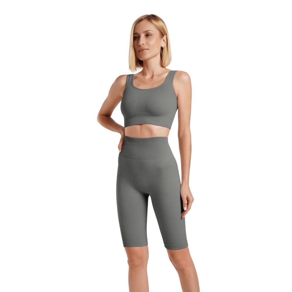 Велосипедки бесшовные Giulia 7141 Tracks Rib Shape L/XL серые