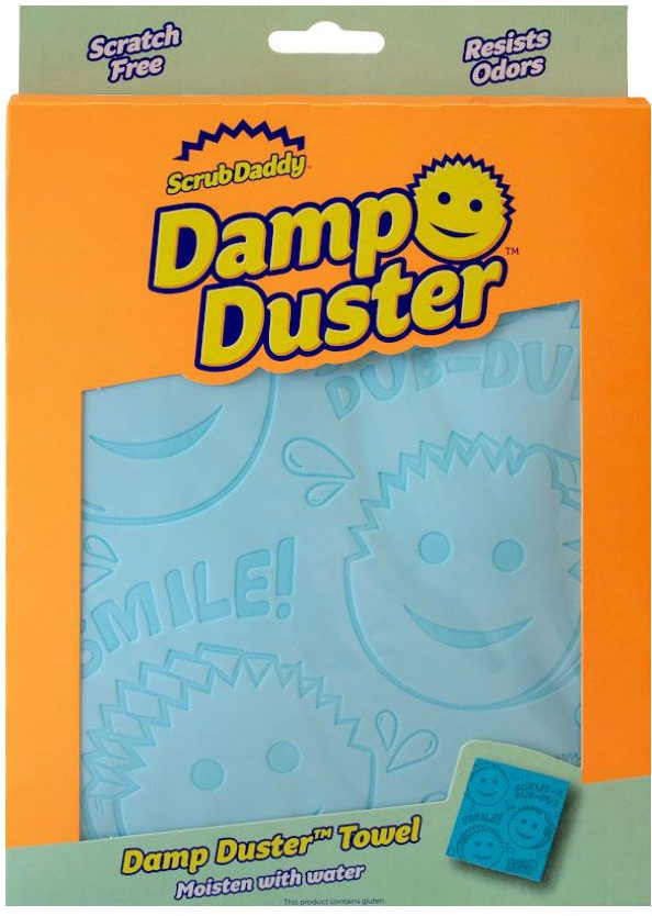 Салфетка для уборки пыли Scrub Daddy Dump Duster голубая фото 1