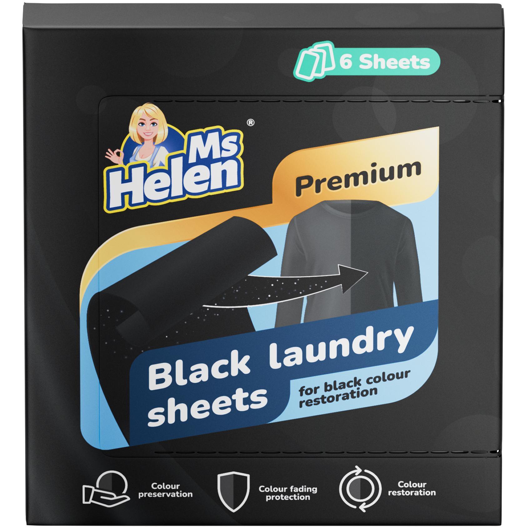 Салфетка Ms Helen для обновления черного цвета 6шт фото 1