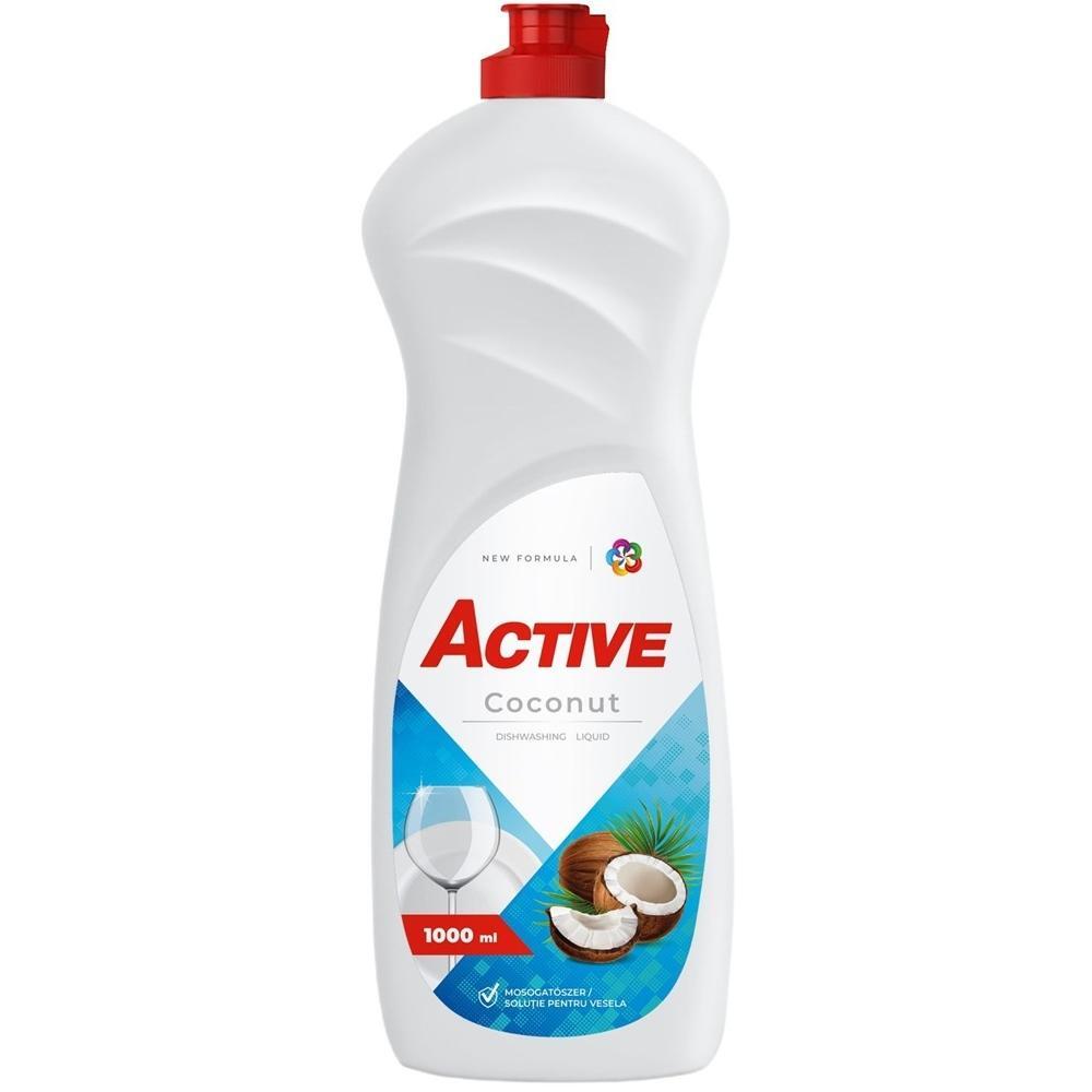 Гель для миття посуду Active 1л кокосфото1