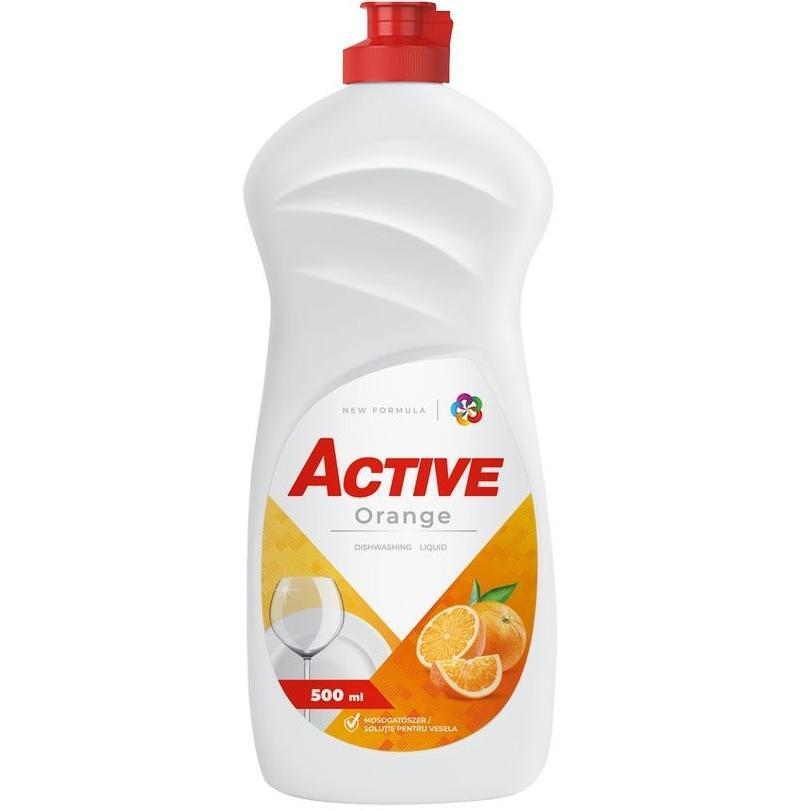 Гель для миття посуду Active 500 мл апельсинфото1
