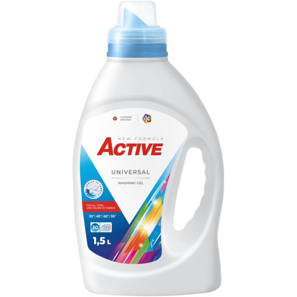 Гель для стирки Active Universal с ароматом свежести 1,5л.