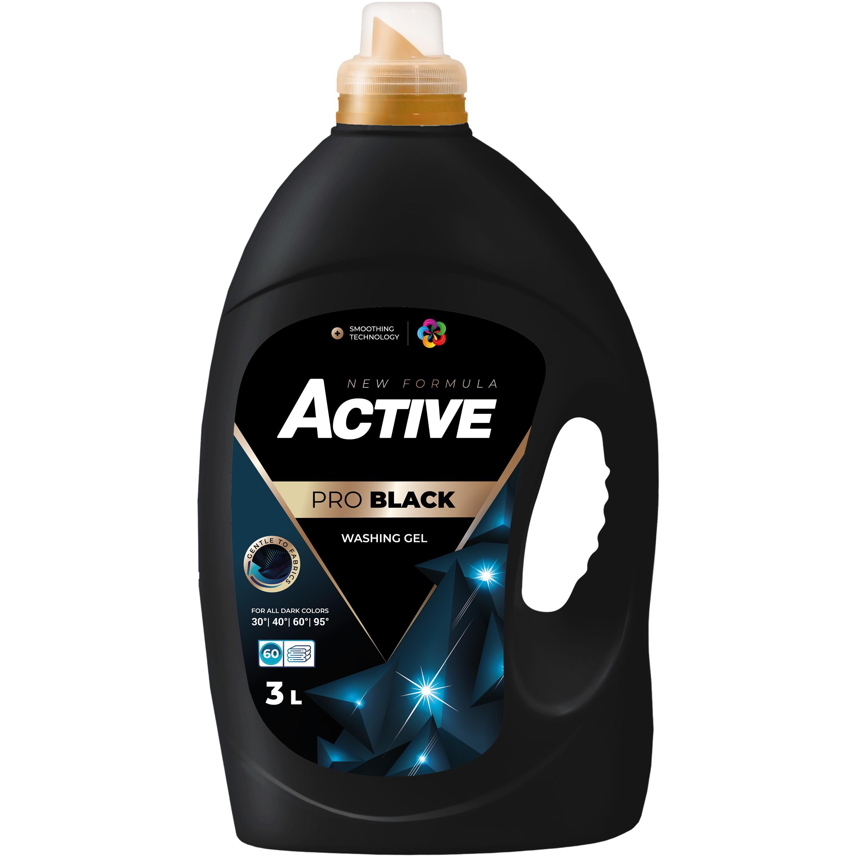 Гель для прання Active PRO Black з ароматом свіжості 3лфото1