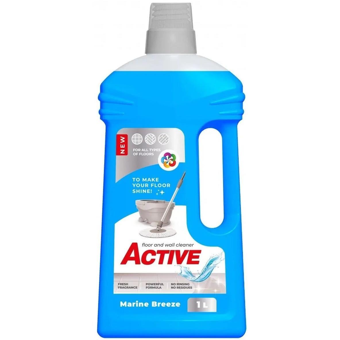 Средство для чистки полов и стен Active Marine Breeze Floor Cleaner 1л фото 1