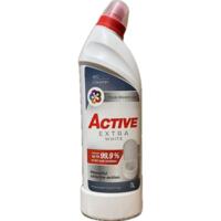 Засіб для чищення унітазу з хлором Active Ultra White 1л