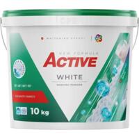 Порошок для прання Active White з ароматом свіжості (відро+дозатор) 10кг