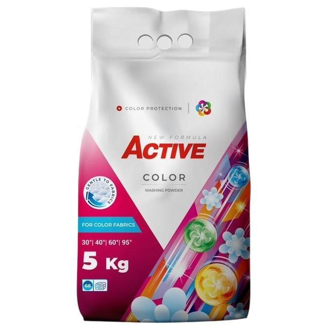 ≡ Порошок для прання Active Color з ароматом свіжості (пакет) 5кг ...