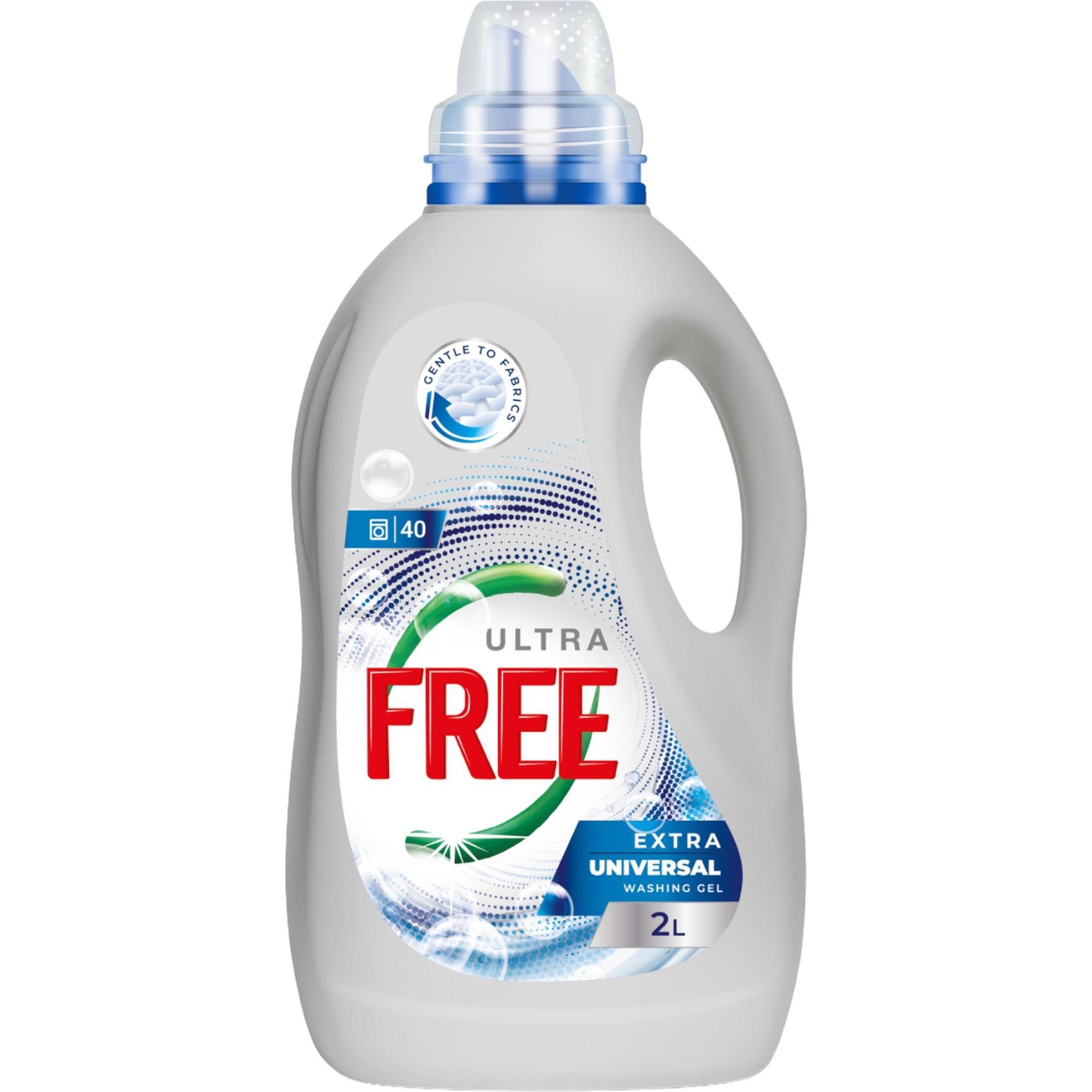 Гель для прання Free Extra Universal з ароматом свіжості 2лфото1