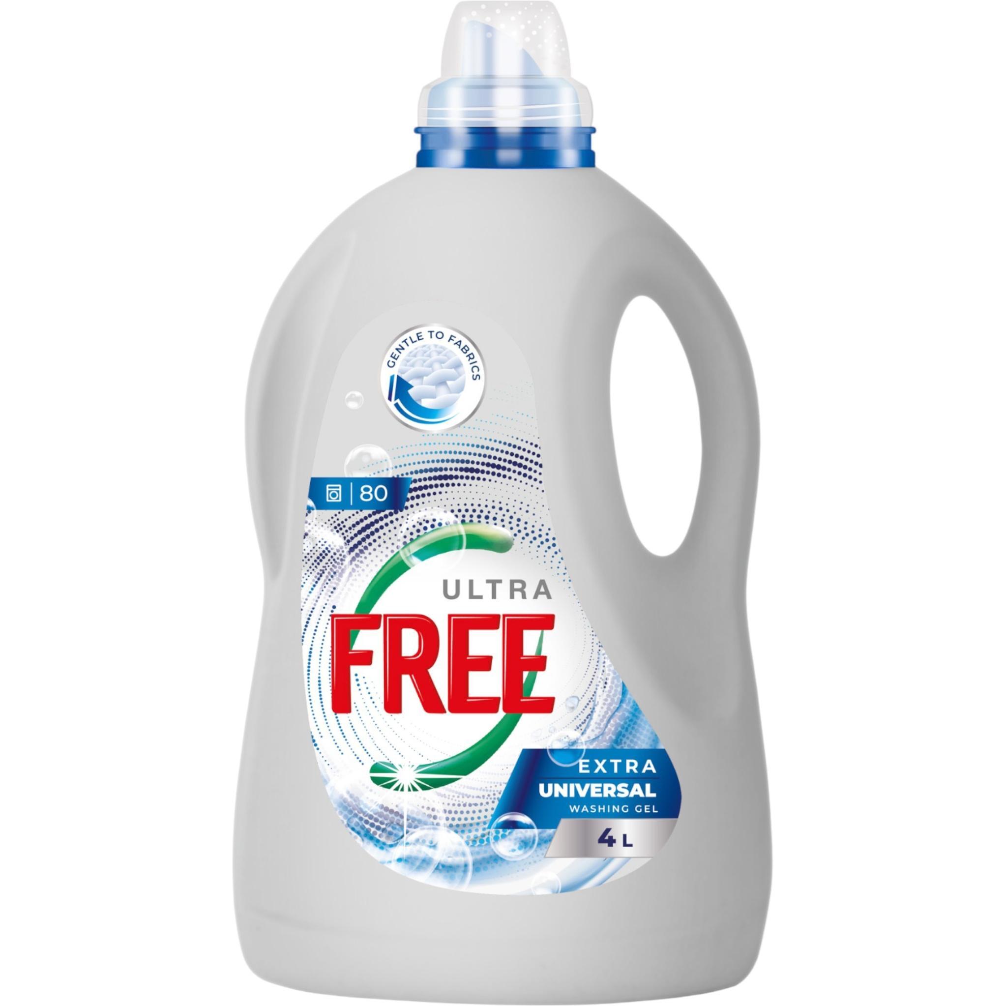 Гель для прання Free Extra Universal з ароматом свіжості 4лфото1