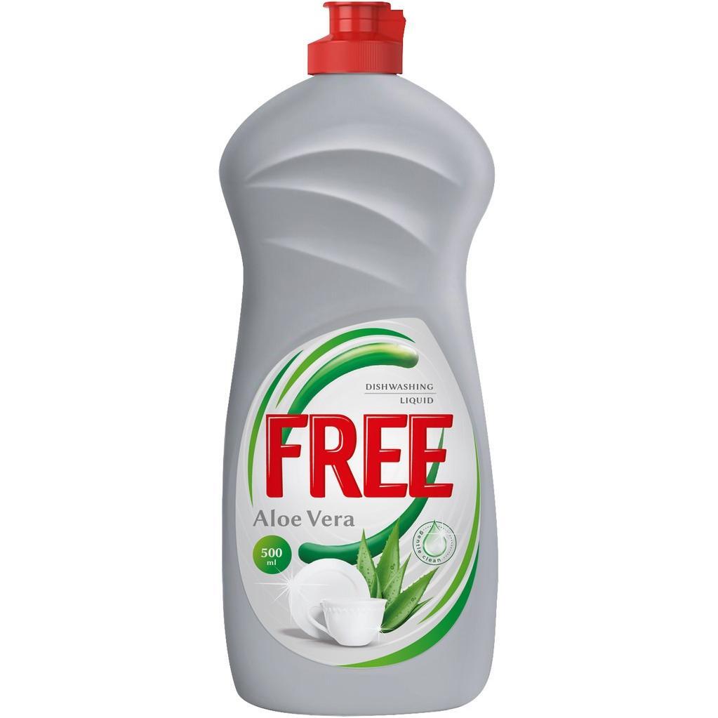 Гель для миття посуду Free 500мл алое верафото1