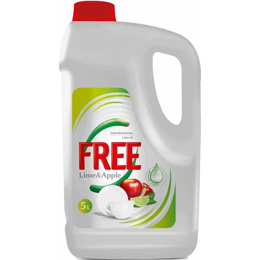 Гель для миття посуду Free 5л лимонфото1