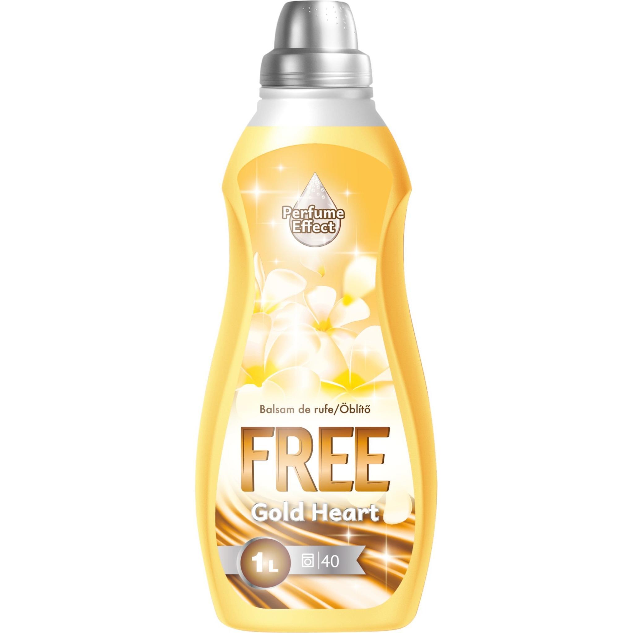 Кондиціонер-пом'якшувач для білизни Free Gold Heart 1лфото1