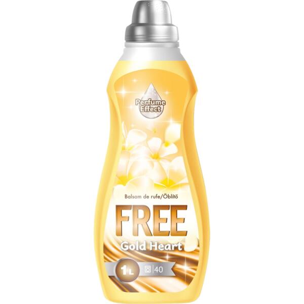 Кондиционер-смягчитель для белья Free Gold Heart 1л