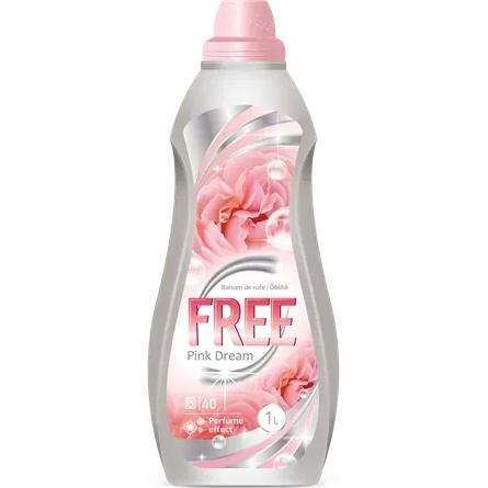 Кондиціонер-пом'якшувач для білизни Free Pink Dreams 1лфото1
