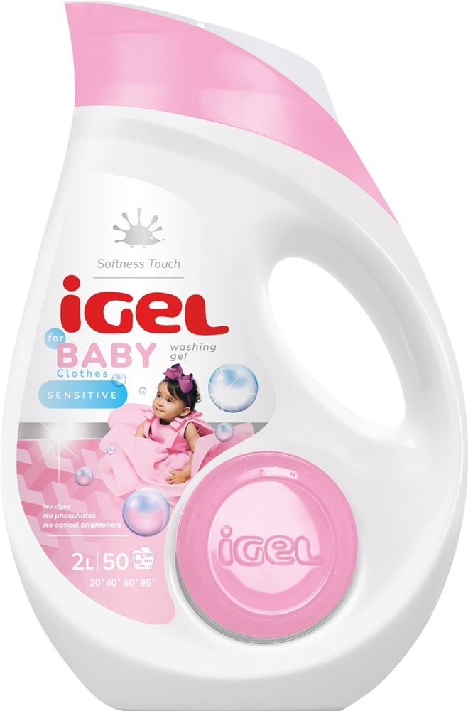 Гель для прання iGel for Baby з ароматом свіжості 2лфото1
