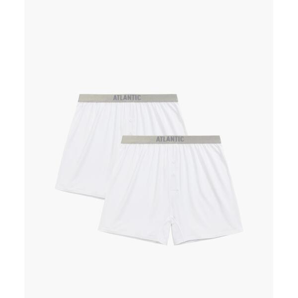 Набір боксерів чоловічих Atlantic 2BMB-005 2шт. L біліфото