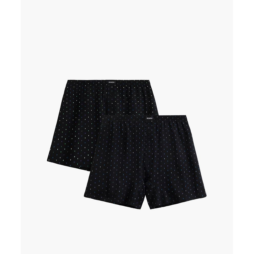 Набір боксерів чоловічих Atlantic 2MBX-081 2шт. 3XL чорні/графітовіфото1