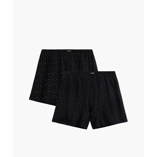 Набір боксерів чоловічих Atlantic 2MBX-081 2шт. L чорні/графітовіфото