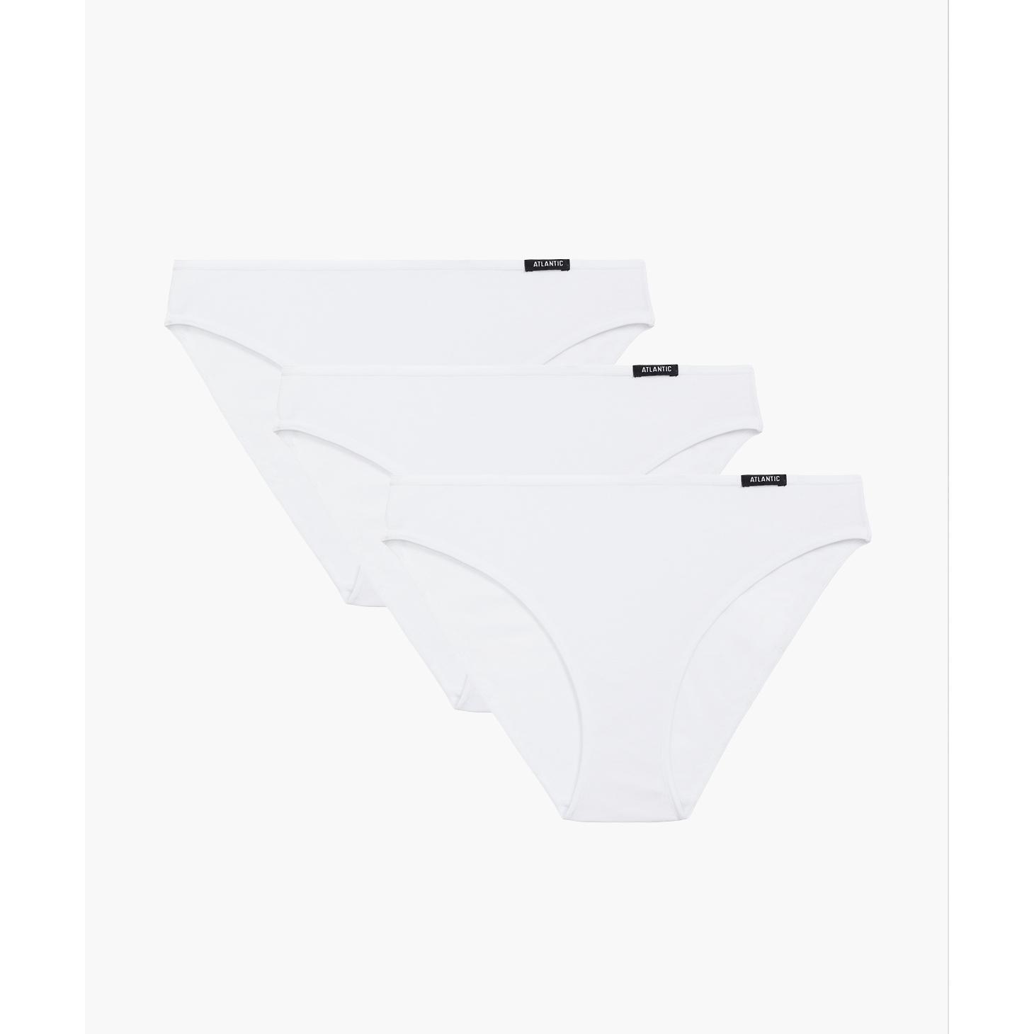 Набір трусів жіночих спорт Atlantic 3BLP-602 3шт. 2XL білі