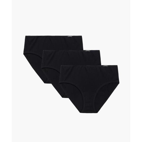 Набор женских трусов классика Atlantic 3BLP-603 3шт. L черные фото 