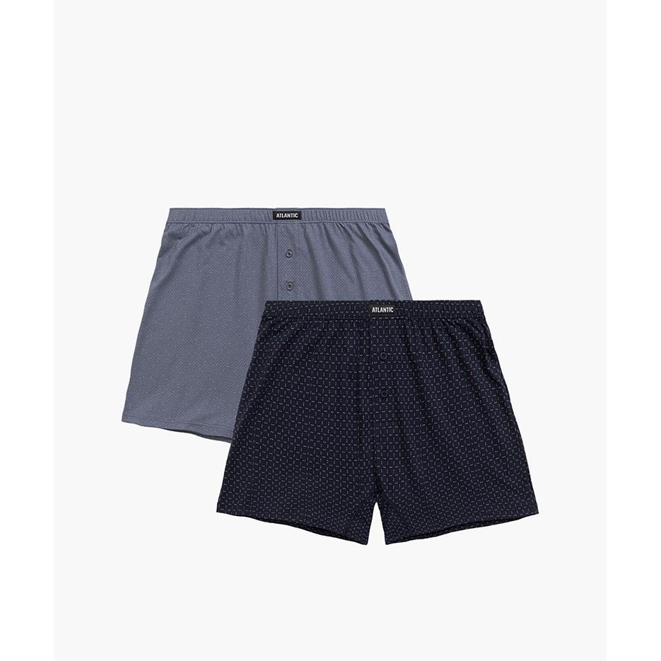 Набір боксерів чоловічих Atlantic 2MBX-062 2шт. S сині/голубіфото1
