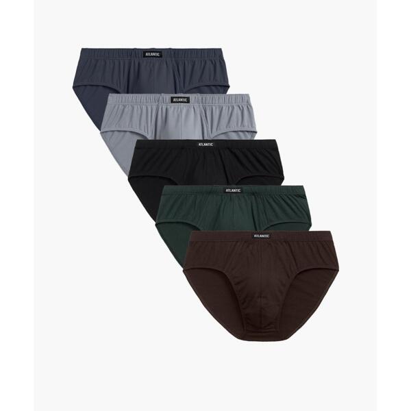 

Набор мужских трусов классика Atlantic 5SMP-003 5шт. 2XL графитовые/серые/черные/зеленые/коричневые