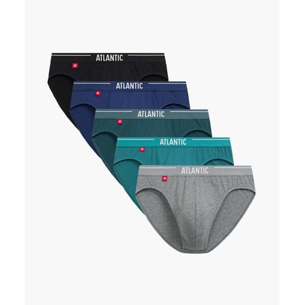 

Набор мужских трусов Atlantic 5SMP-004 5шт. XL голубые/синие/черные/зеленые/серые
