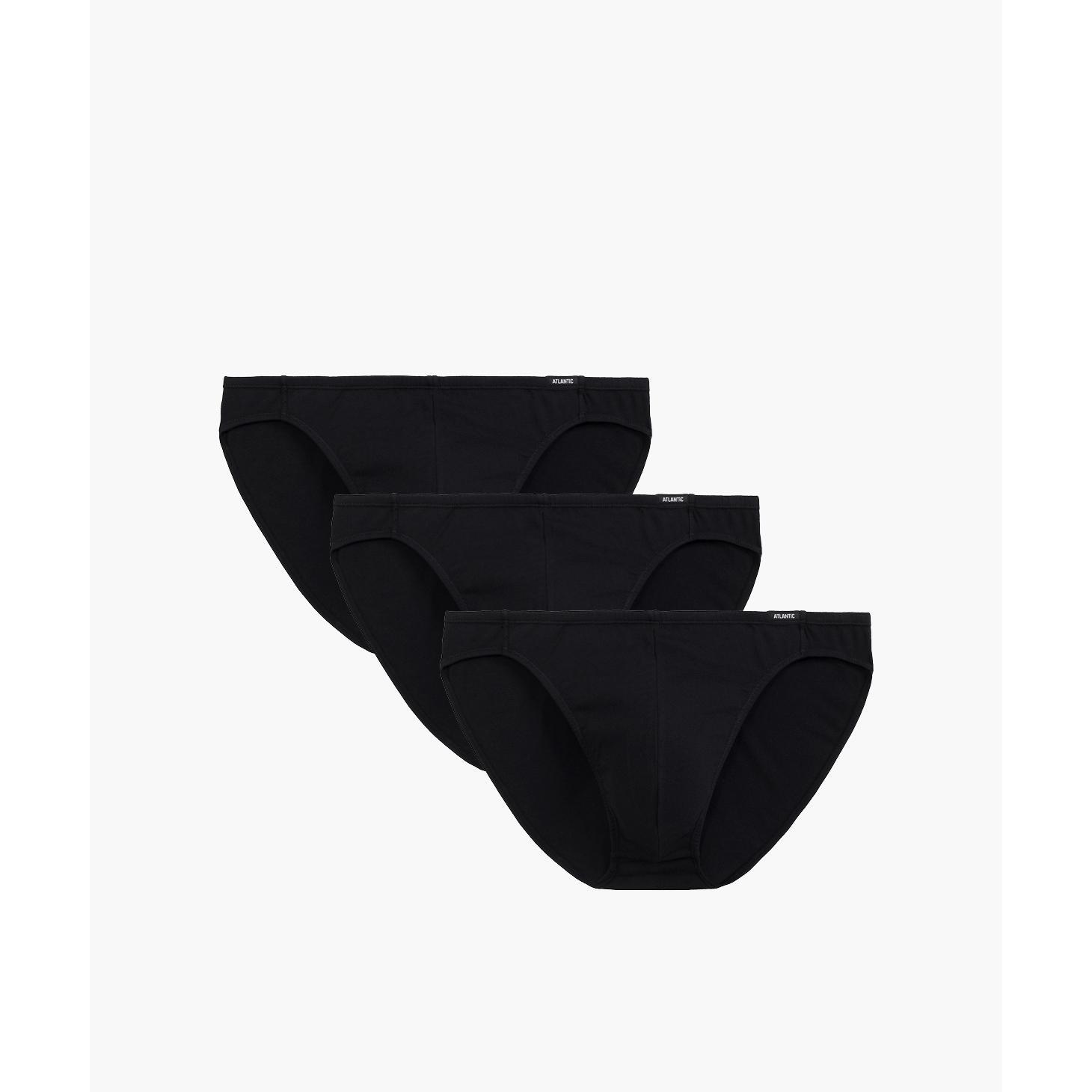 Набір трусів чоловічих міні Atlantic 3BMP-230 3шт. M чорні