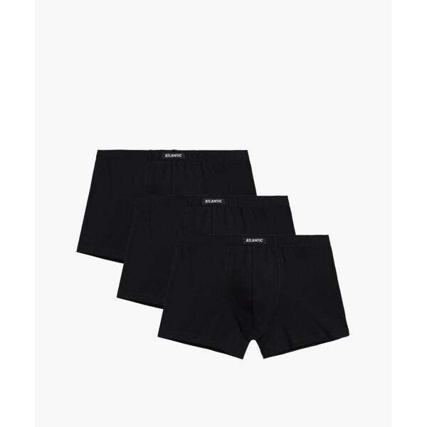 Набір боксерів чоловічих Atlantic 3BMH-007 3шт. S чорніфото