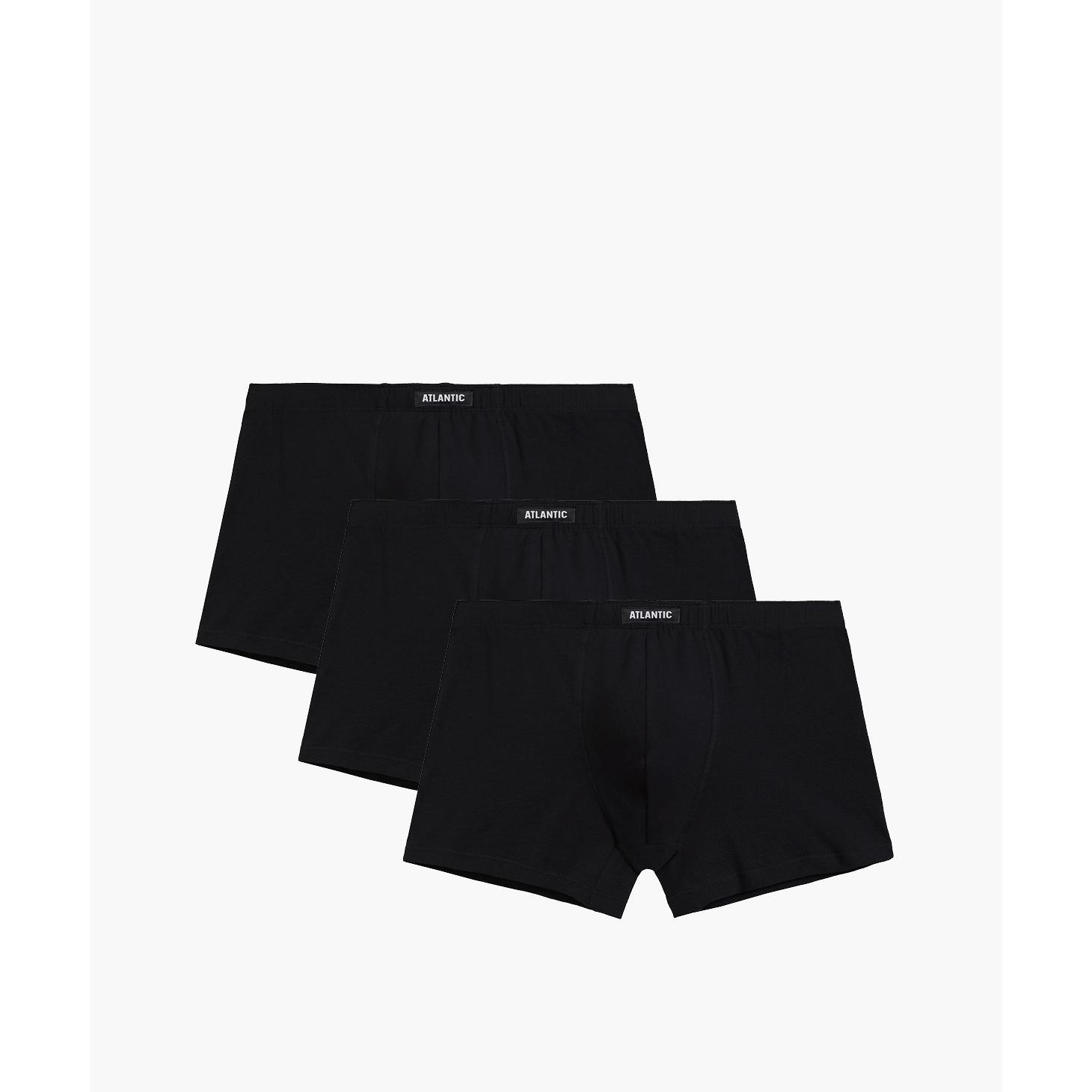 Набір боксерів чоловічих Atlantic 3BMH-007 3шт. 2XL чорні