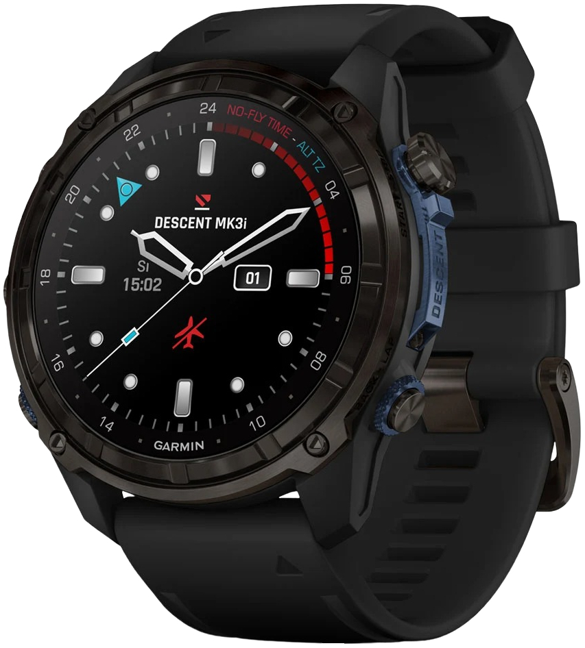 Смарт-часы Garmin Descent Mk3i 51mm Crbn Gry DLC Ti/Blk Dive Computer (010-02752-11) фото 1