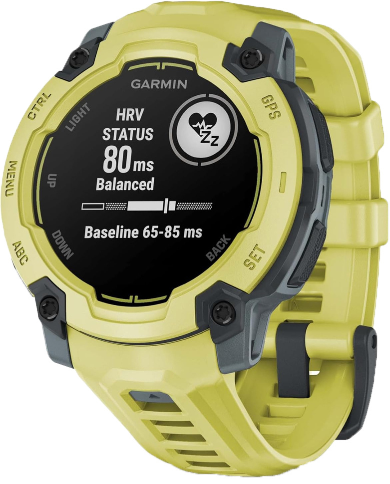 Смарт-годинник Garmin Instinct E 45 mm ElectricLimeBezel w/ ElectricLimeBand (010-02933-01)фото1