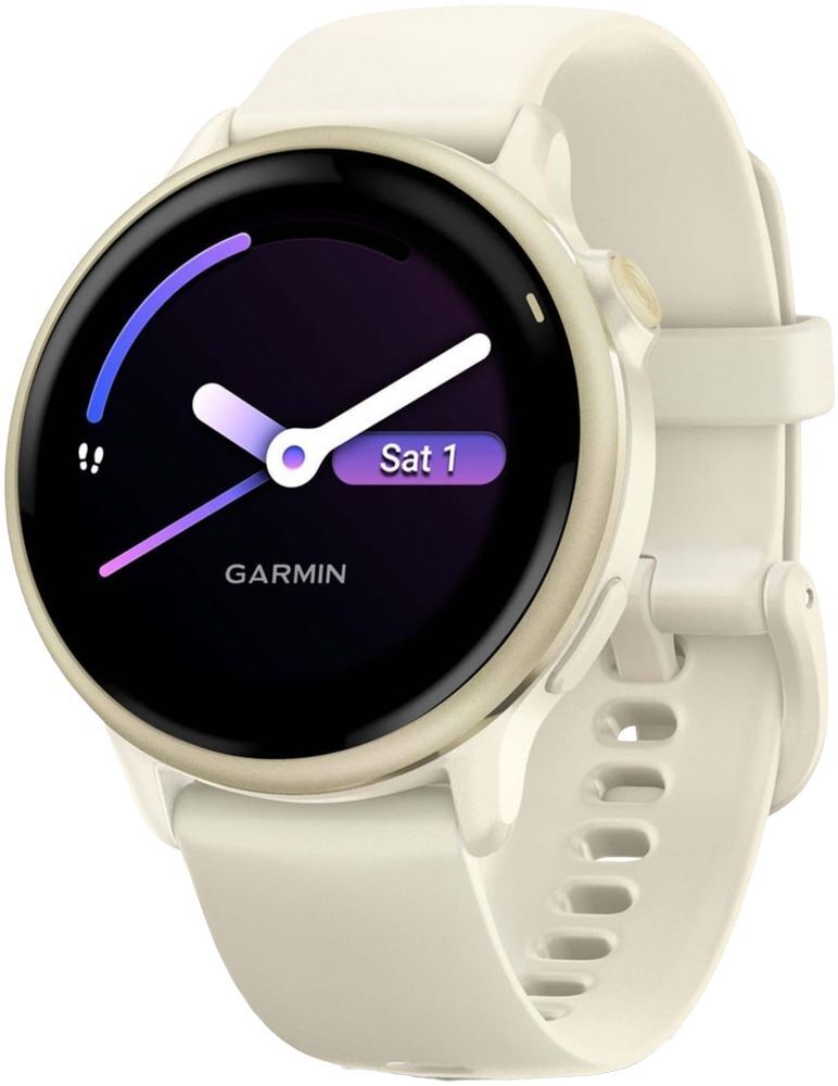 Смарт-годинник Garmin Vivoactive 6 Bone/Lunar Gold (010-02985-01)фото1