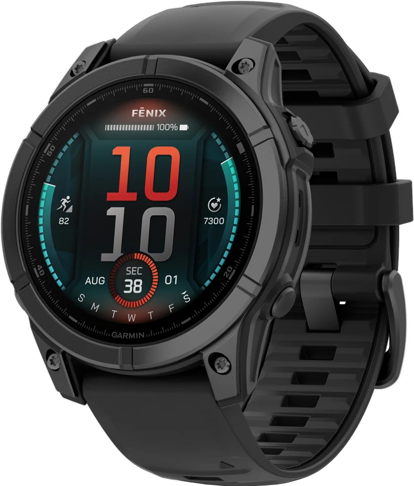Смарт-часы Garmin Fenix E 47mm Slate Gray Steel/Black (010-03025-01) фото 1