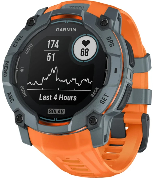 Смарт-годинник Garmin Instinct 3 50mm Solar Twilight Bezel w/Solstice Band (010-02935-01)фото1