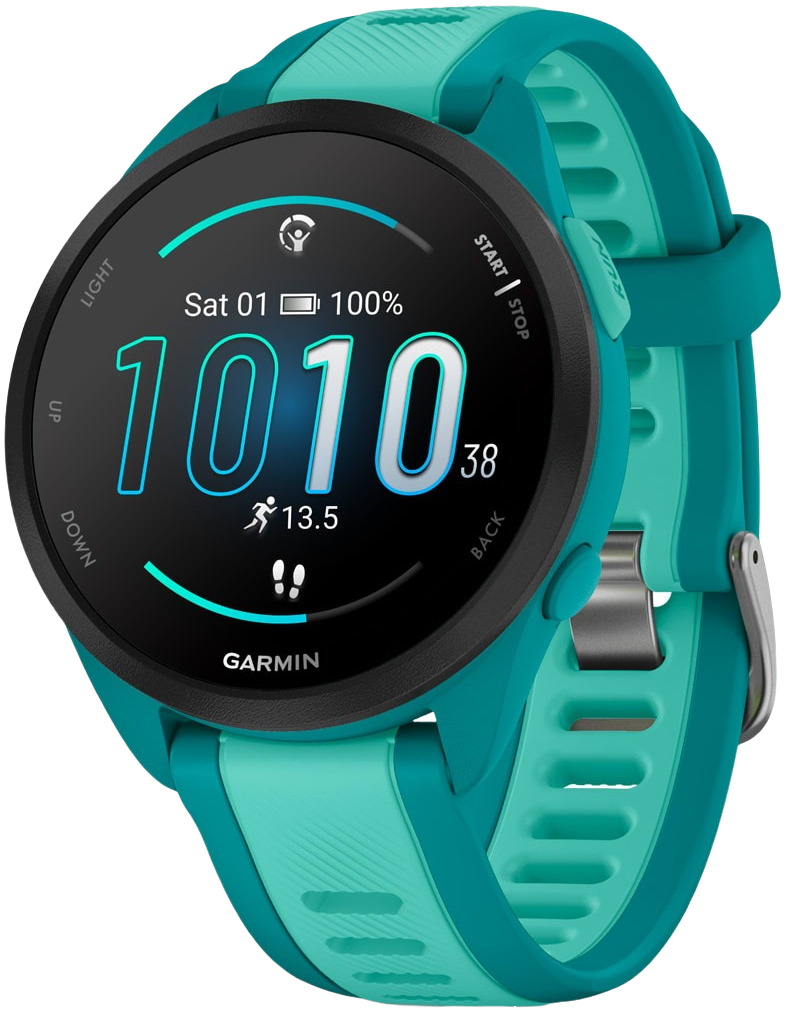 Смарт-годинник Garmin Forerunner 165 Music Turquoise/Aqua (010-02863-32)фото1