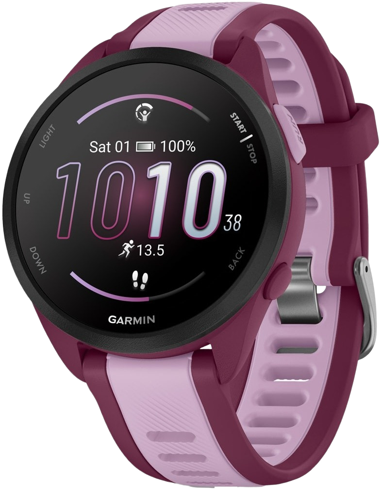 Смарт-годинник Garmin Forerunner 165 MusicWiFi Berry/Lilac (010-02863-33)фото1