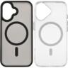 Комплект Чехол 2Е для Apple iPhone 16 Soft Touch MagSafe Cover Black + Чехол 2Е для Apple iPhone 16 Transparent MagSafe