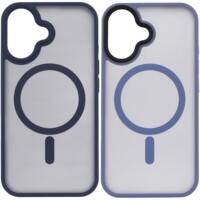 Комплект Чехол 2Е для Apple iPhone 16 Soft Touch MagSafe Cover Dark Blue + Чехол 2Е для Apple iPhone 16 Soft Touch MagSa