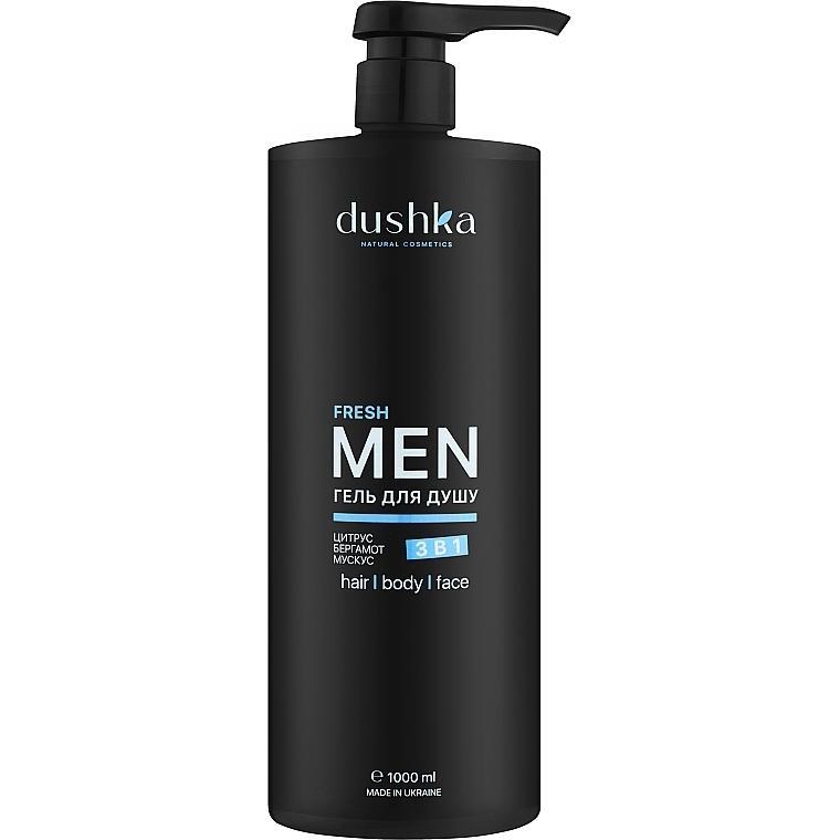 Гель для душу 3 в 1 Dushka Fresh 1000 млфото1