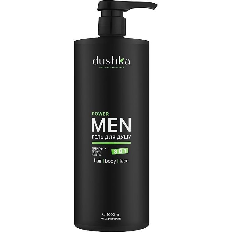 Гель для душу 3 в 1 Dushka Power 1000 млфото1