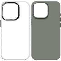 Комплект Чохол ArmorStandart UNIT2 для Apple iPhone 15 Pro White + Чохол ArmorStandart ICON2 Case для Apple iPhone 15 Pr