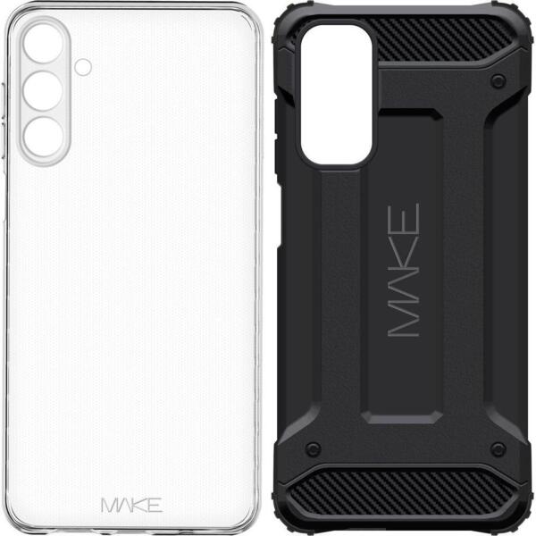 

Комплект Чехол MakeFuture для Samsung A15 Air + Чехол MakeFuture для Samsung A15 Panzer Black