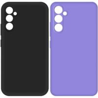 Комплект Чехол MakeFuture для Samsung A54 Silicone Graphite + Чехол MakeFuture для Samsung A54 Silicone Violet
