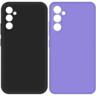 Комплект Чехол MakeFuture для Samsung A54 Silicone Graphite + Чехол MakeFuture для Samsung A54 Silicone Violet