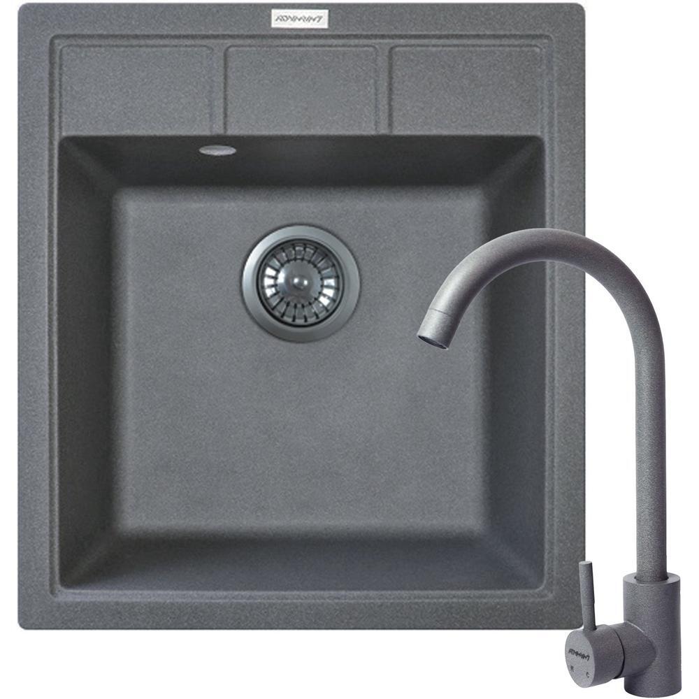 Набір кухонний Adamant Brick, штучний камінь, 460x515x200мм (4824296209204)фото1