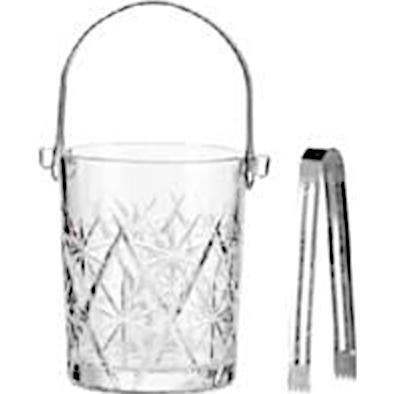 Ведро для льда со щипцами ARDESTO Alba 980мл, прозрачный (AR5044) фото 