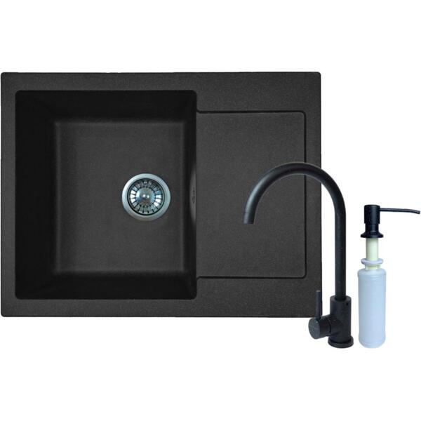 

Набор кухонный Adamant Minimal, искуственный камень, 615х495х200мм (1824296902303)