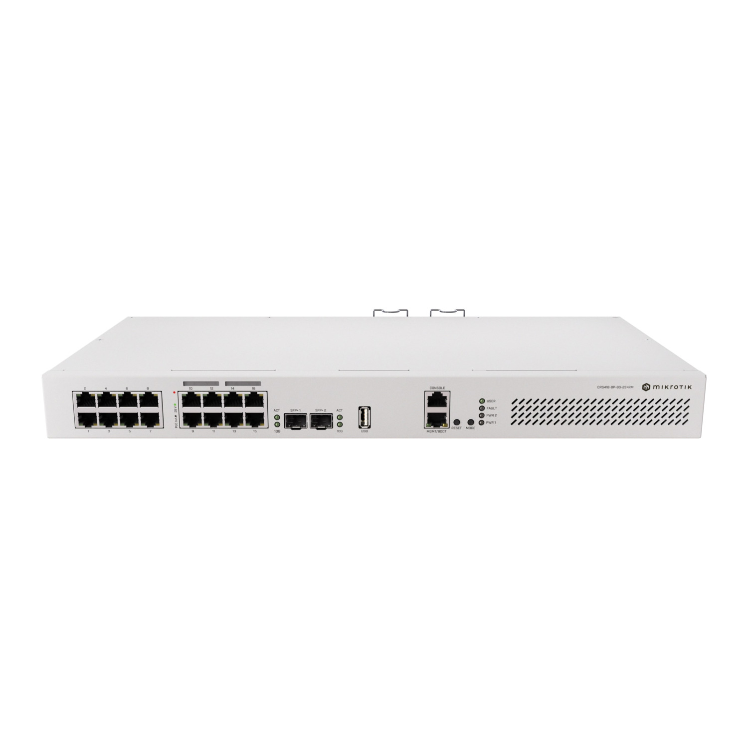 Коммутатор MikroTik Cloud Router Switch CRS418-8P-8G-2S+RM (CRS418-8P-8G-2S+RM) фото 